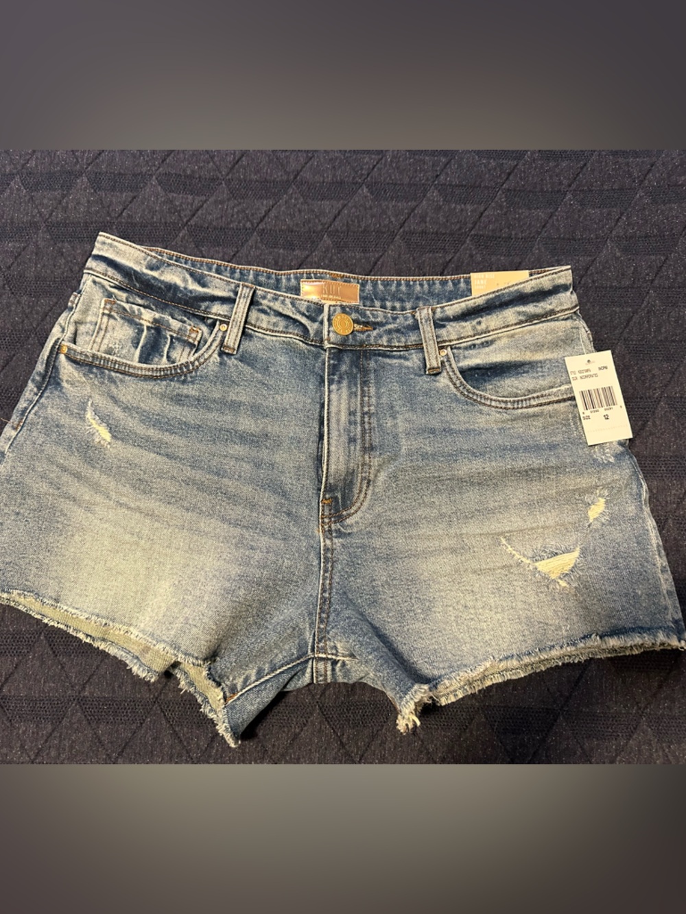 Kut from the Kloth High Rise Jane Short - Blue Denim